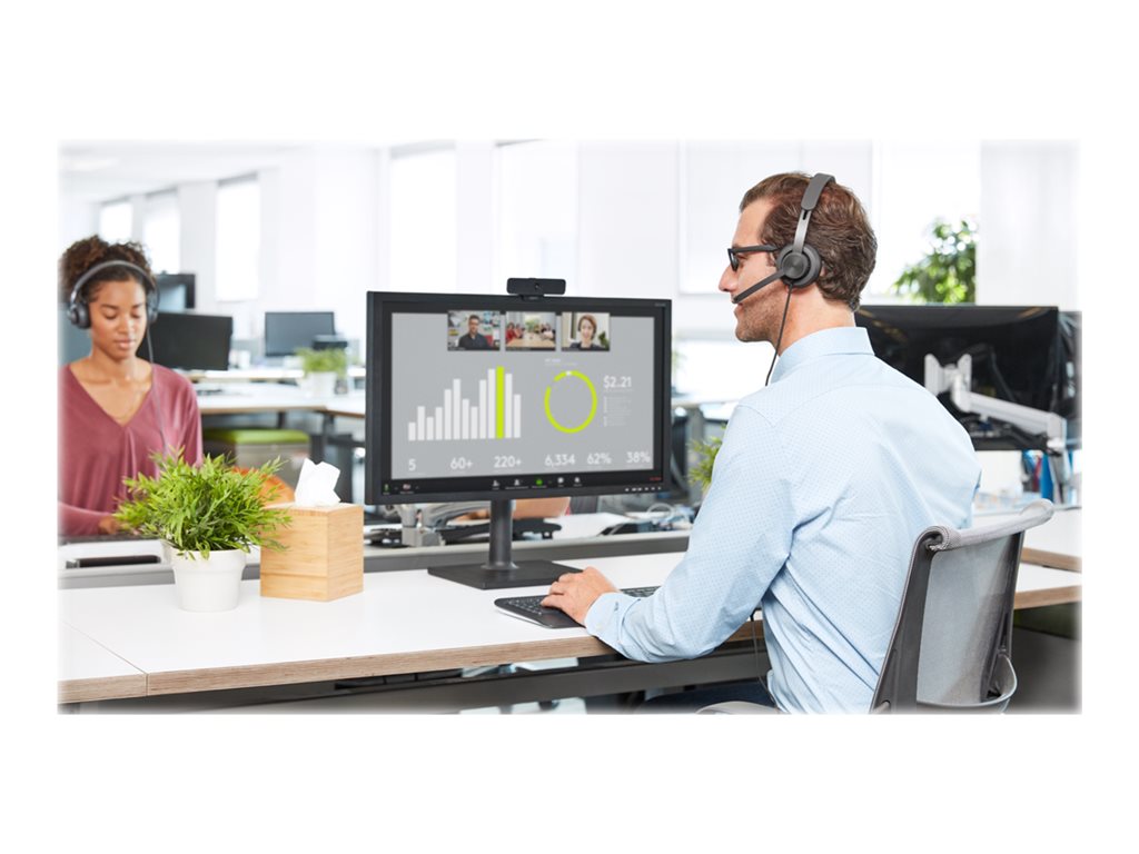 Logitech Zone Wired Teams and C925e Wired Personal Video Collaboration Kit - Video conferencing kit