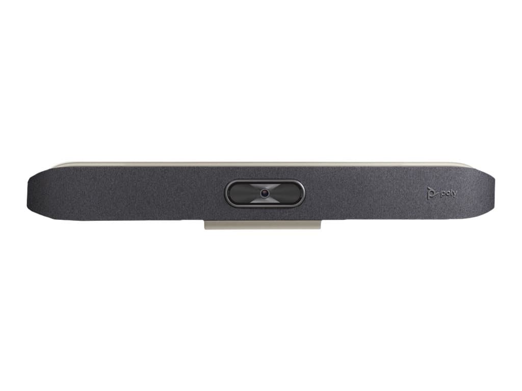 The Poly Studio X50 video bar delivers radical simplicity in a small, elegant package.
In small- and medium-sized rooms, connect easily with whatever video collaboration
software you may use. Experience full boardroom-quality audio, advanced camera
capabilities, and quick wireless content—all in one sleek video bar. And say goodbye
to unnecessary pucks, cords, and cables, along with the PC or Mac to drive the meeting,
since the Poly Video OS runs the show. Easy to install, easy to manage