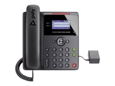 Poly Edge B10 - VoIP phone with caller ID/call waiting - 5-way call capability - SIP, SDP - 8 lines