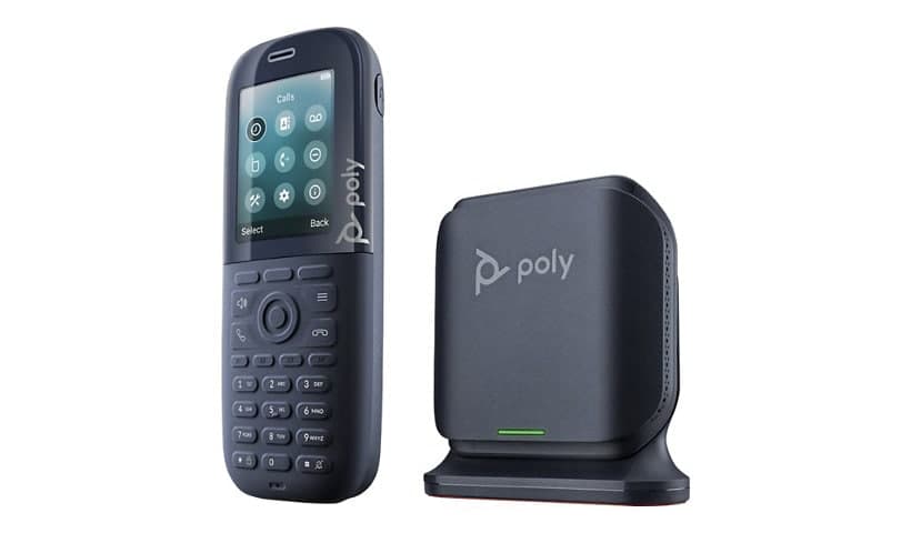Poly Rove 30 - Cordless VoIP phone with caller ID/call waiting - DECT - 3-way call capability - SIP, SIP v2, RTCP, RTP, SDP, SIP over TLS, SIP over TCP, SIP over UDP