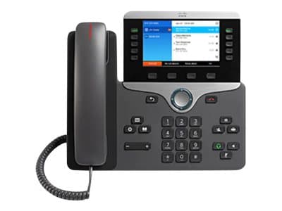Cisco IP Phone 8841 - VoIP phone - SIP, RTCP, RTP, SRTP, SDP - 5 lines