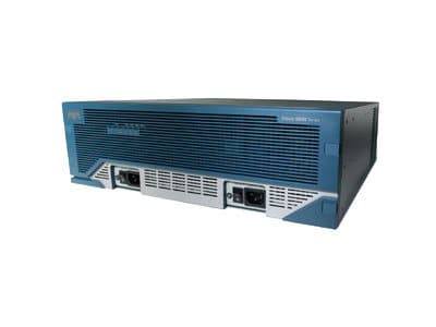 3845 w/AC PWR,2GE,1SFP,4NME,4HWIC, IP Base, 128F/512D
